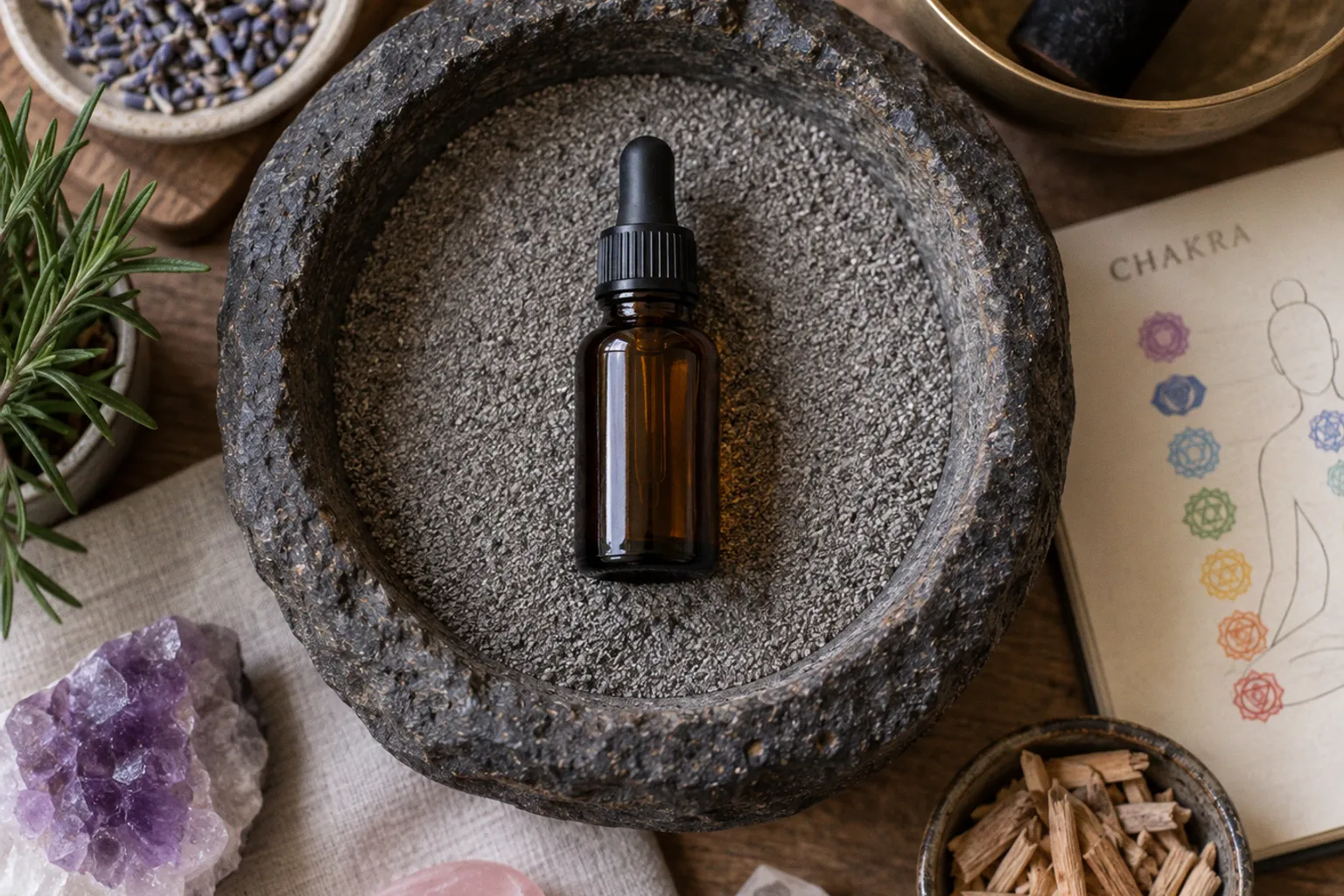 Chakra-Öle im Ritual: Energetik oder Neurobiochemie?