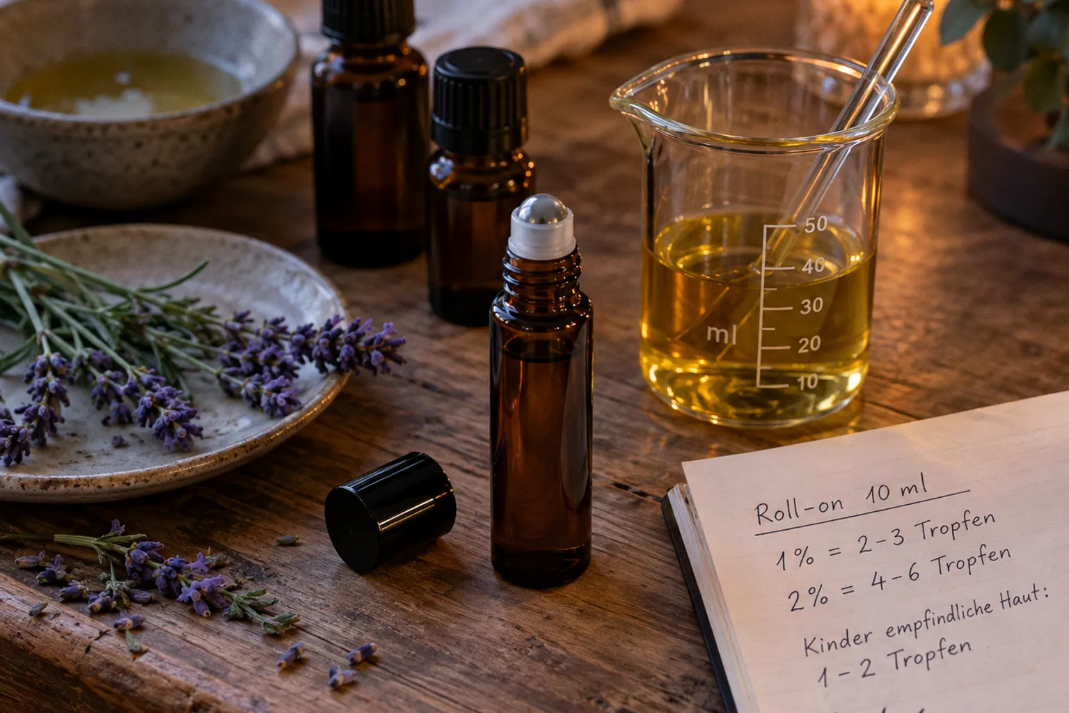 DIY-Rollerball mit ätherischen Ölen: Sichere Dosierung