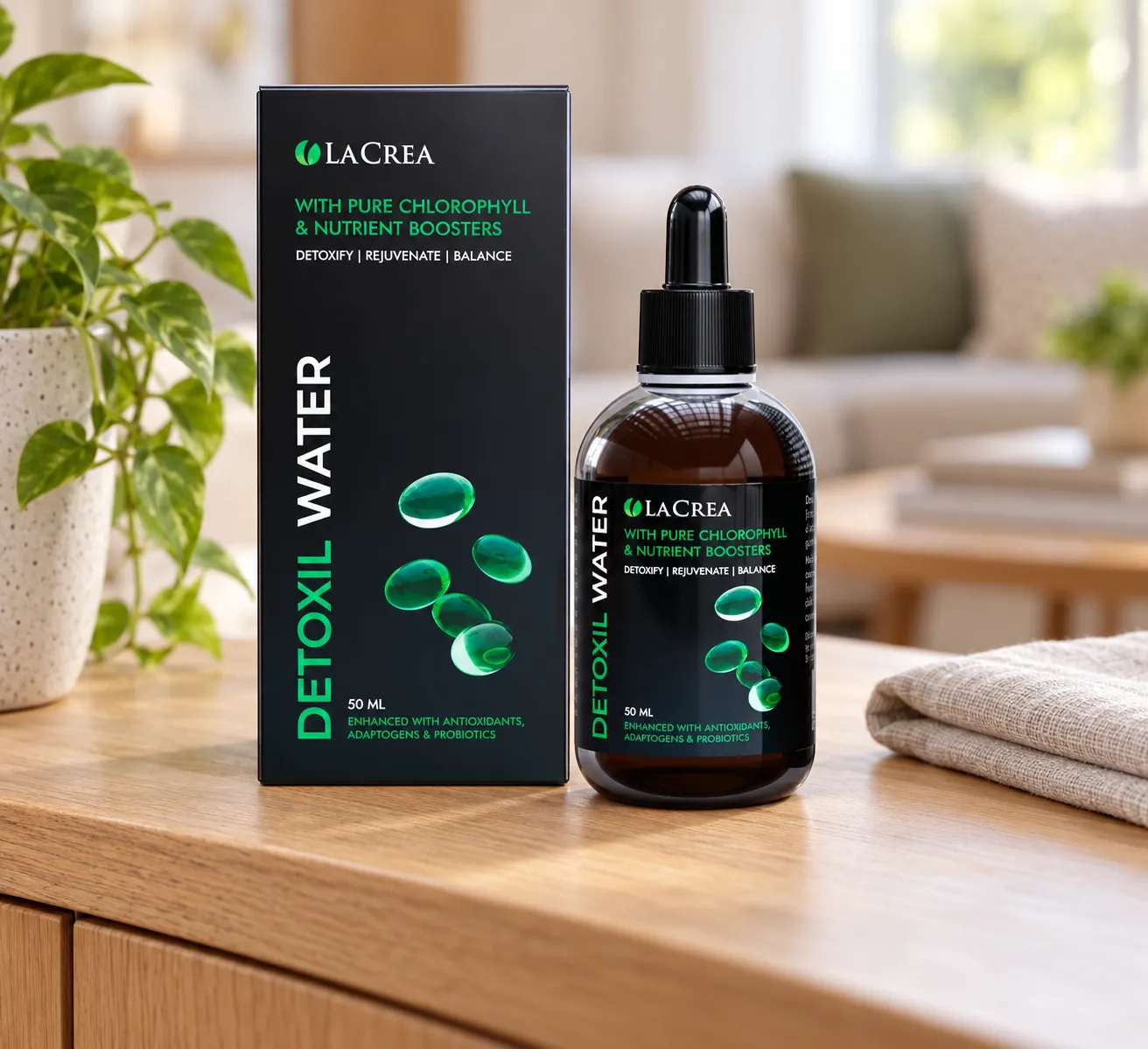 Detoxil Water Parasites — Verpackung im Alltag