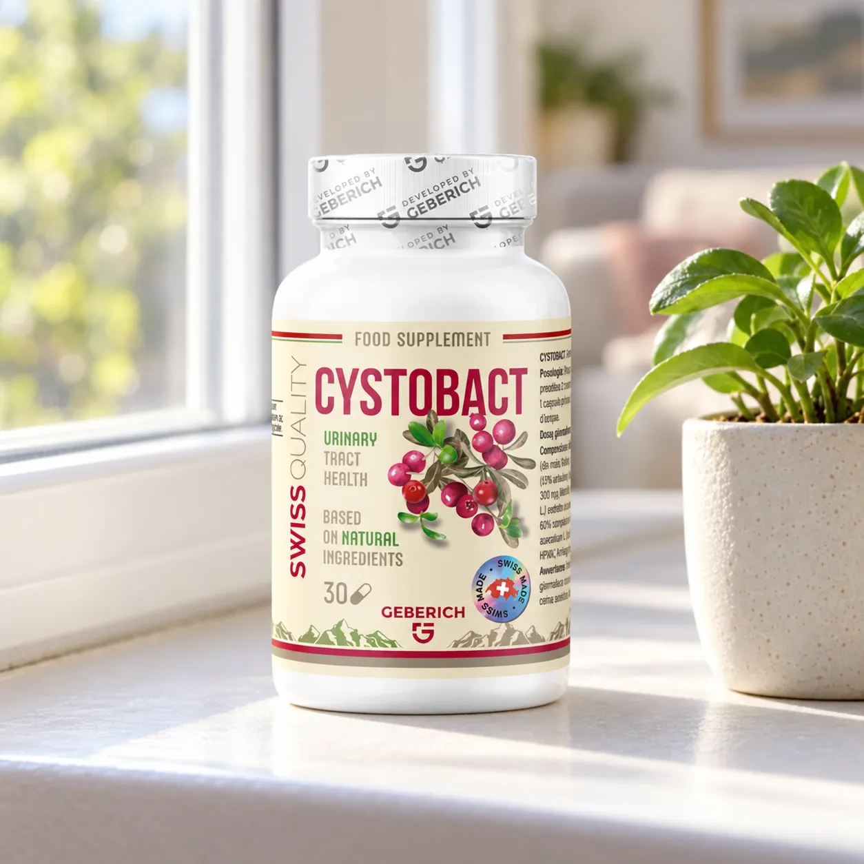 CYSTOBACT — Verpackung im Alltag
