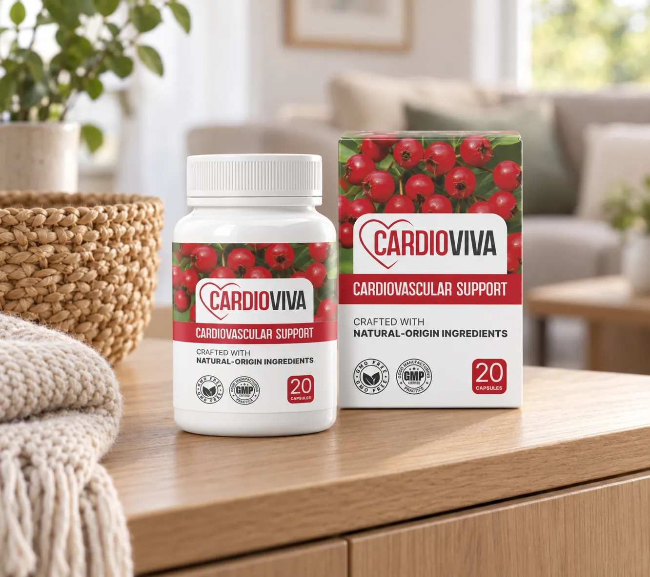 CardioViva — Verpackung im Alltag