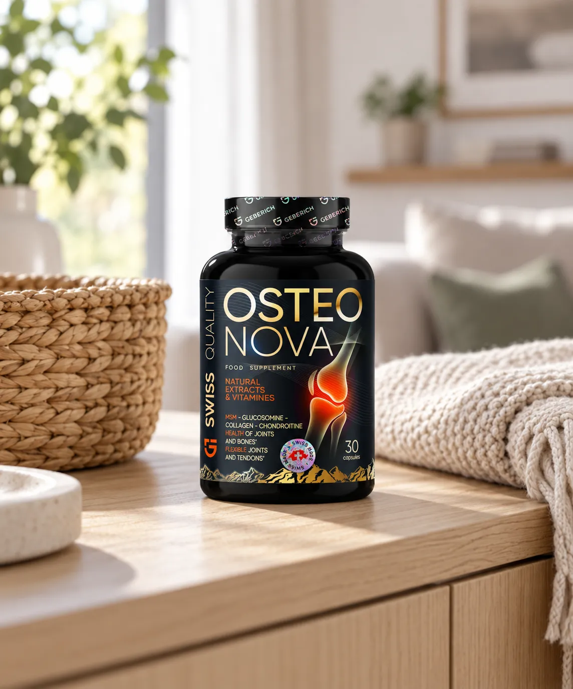 OsteoNova — Verpackung im Alltag