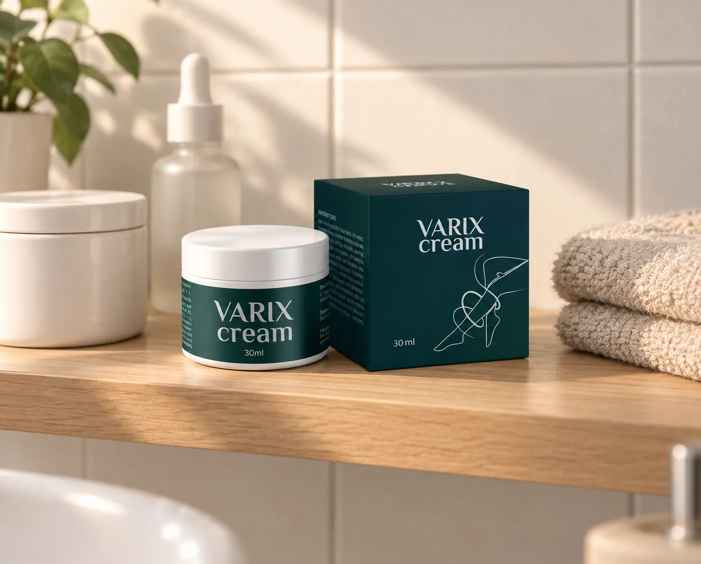 Varix cream — Verpackung im Alltag