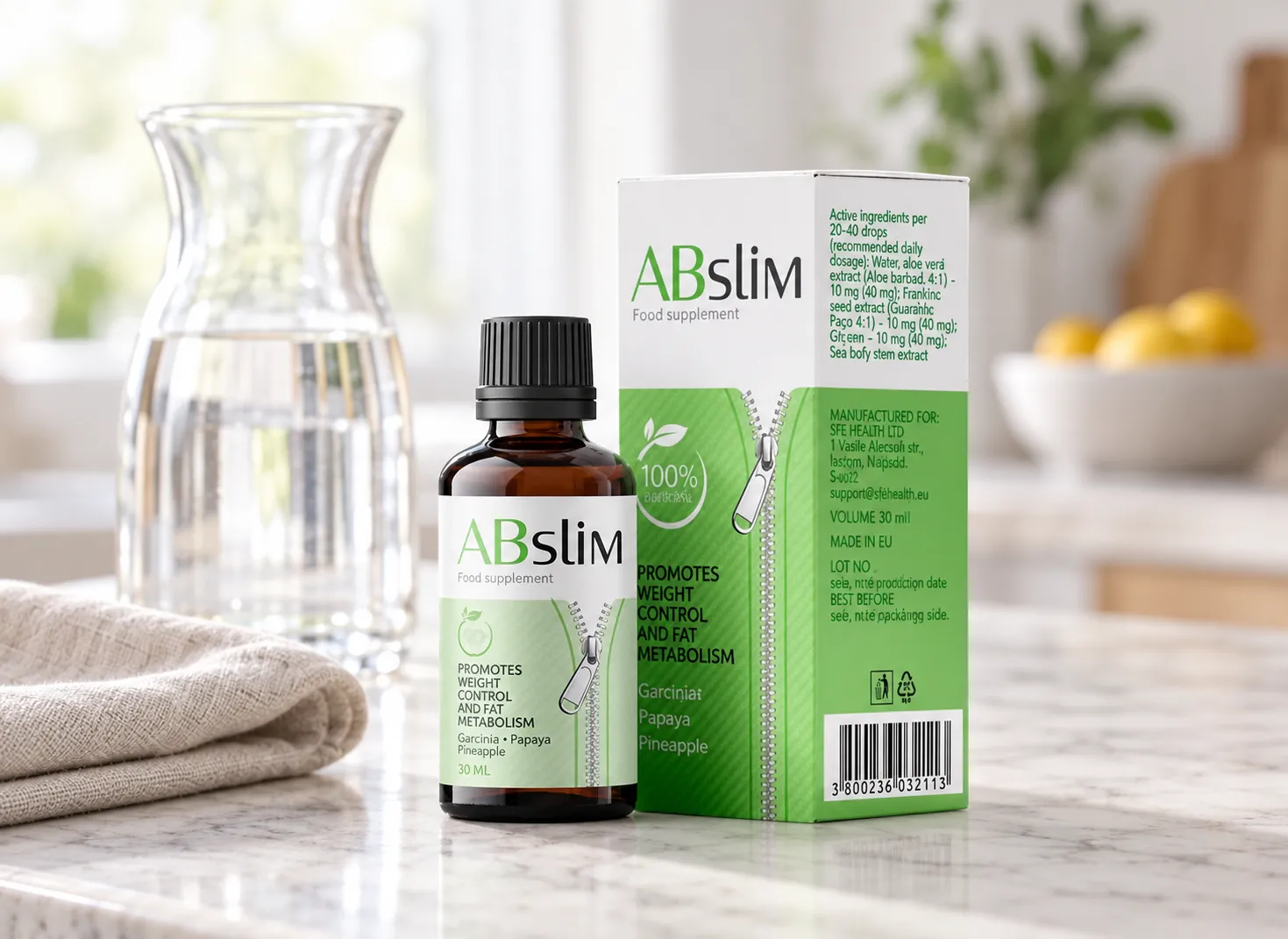 ABSlim — Verpackung im Alltag
