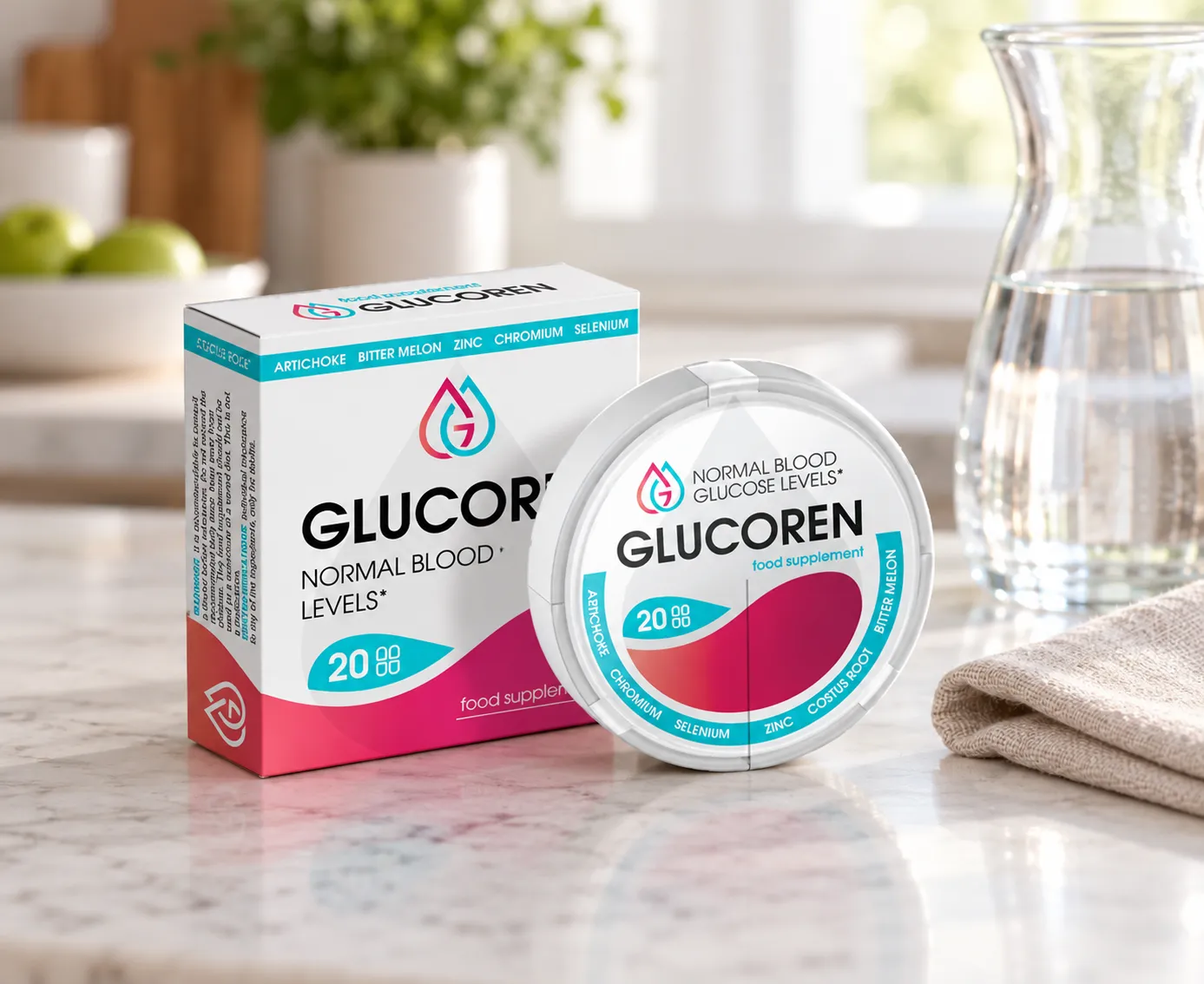 Glucoren 49 EUR — Verpackung im Alltag