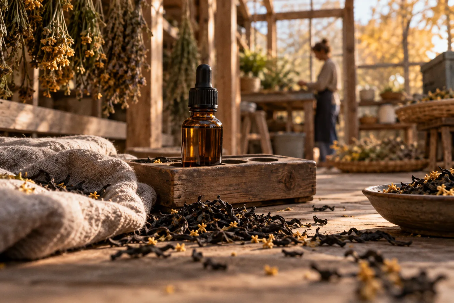 Osmanthus-Schwarztee-Öl: Wie der Duft über die Nasen-Hirn-Achse Ängste lindern kann